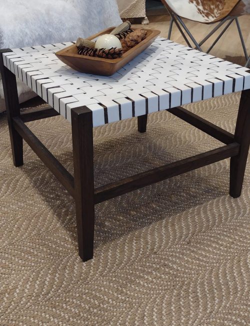 mesa ratona cuero